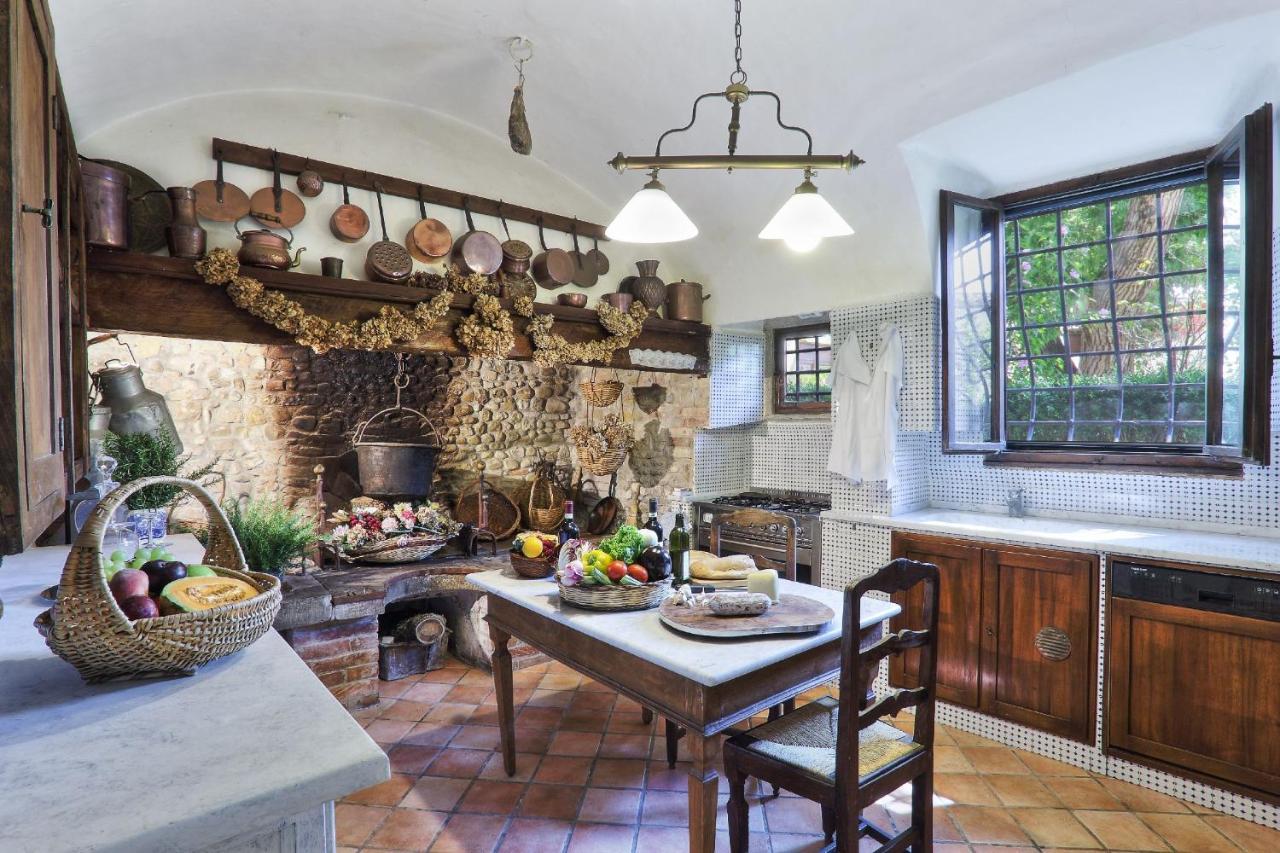 Charming Villa Marcialla Tavarnelle Val di Pesa Extérieur photo